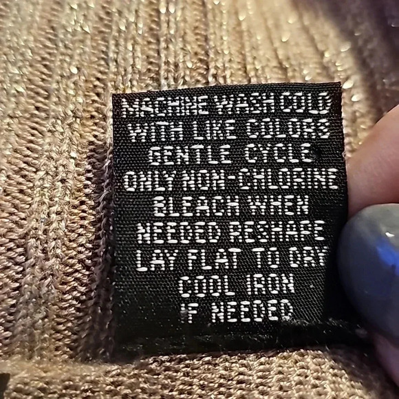 Verve Gold Metallic Shimmer Cardigan - Picture 8 of 8